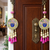 shrinath ji decorative door hanging with pink tassels for traditional home decoration pack of 2