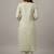 Light green floral embroidered kurta set