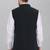  men's self texture nehru jacket - dark green