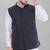  men's polycotton nehru jacket - dark grey