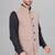  men's polycotton nehru jacket - beige