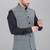  men's kashida embroidered nehru jacket - green