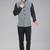  men's kashida embroidered nehru jacket - green