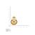 Gold plated traditional temple earrings with ruby & green stones for women