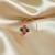 Sizzling gold floral Stone nose ring accessory nosepin or nosering