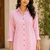 Women Woven Stripes Oversized Shirt Top | Long Sleeve Button Down Tunic Shirt | Casual Loose Fit Western Top for Women