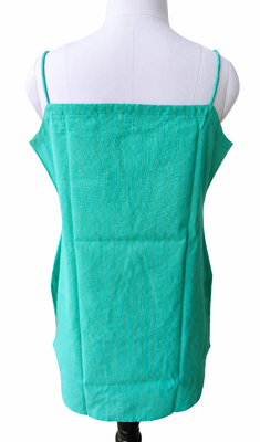 Sleeveless Spaghetti Strap Long Camisole Top with Side Slits 3