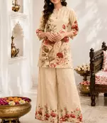 Ivory Blossom Luxe Co-Ord Set