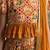 Vastramay Girls Mustard Patola Print Cotton Lehenga Choli with Dupatta