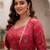 Women Rani Pink Floral Printed Tussar Silk Ready-to-Wear Free Size Lehenga Choli with Jacket Set