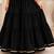 Black cotton embroidered  mirror work kids lehenga choli