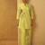 Yellow embroidered cotton co-ord set