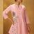 Pink embroidered pure cotton co-ord set