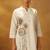 White embroidered cotton co-ord set