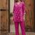 Pink printed cotton co-ord set