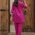 Pink printed cotton co-ord set