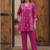 Pink printed cotton co-ord set