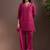 Pink embroidered schiffly pure cotton co-ord set