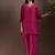 Pink embroidered schiffly pure cotton co-ord set
