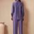 Levender gotta patti lace cotton blend co-ord set