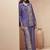 Levender gotta patti lace cotton blend co-ord set