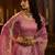 Elegant Pink Organza Embroidered Lehenga Choli with Art Silk Blouse