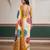 designer crepe silk Digital Patola Print with Real Mirror Work Saree