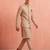 Men linen kurta trouser and jacket set
