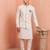 Men premium linen kurta trouser and jacket set