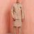 Men linen kurta trouser and jacket set