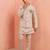 Men linen kurta trouser and jacket set