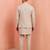 Men linen kurta trouser and jacket set