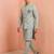 Men linen kurta trouser and jacket set