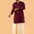 Purple Men's festive purple kurta