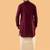 Purple Men's festive purple kurta