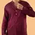 Purple Men's festive purple kurta