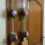 handmade mdf diya hanging with artificial peony flowers and bead latkan pack of 2