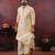 cream Men's festive kurta