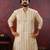 cream Men's festive kurta
