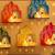decorative jharokha hanging tea light style wooden frame wall hanging pack of 5