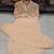 Women's Solid Peach Kurta and Pants Set with Mandarin Collar