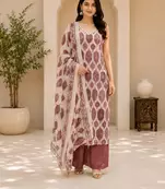 Meher Mauve Sleeveless Kurta Set