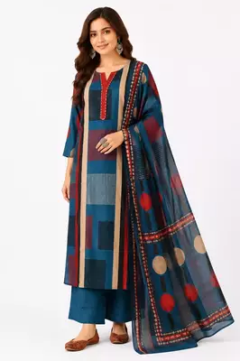 Pure Cotton Printed Kurta Set 2
