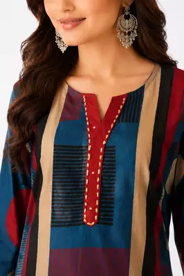 Pure Cotton Printed Kurta Set 3