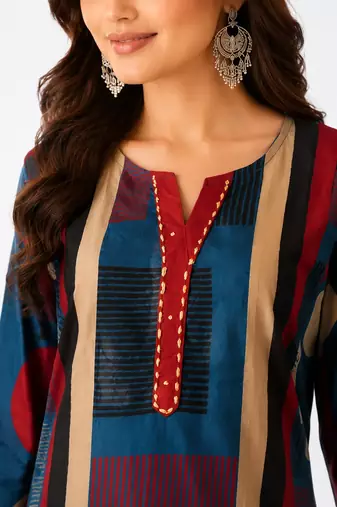 Pure Cotton Printed Kurta Set