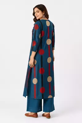 Pure Cotton Printed Kurta Set 4