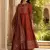 Jaipuri Rust Grace Anarkali Set