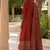 Jaipuri Rust Grace Anarkali Set