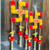 shubh labh swastik door hanging with beads pom-poms and parrot decoration pack of 2