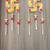 shubh labh swastik door hanging with beads pom-poms and parrot decoration pack of 2